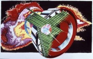 Space Dust - A painting by James Rosenquist